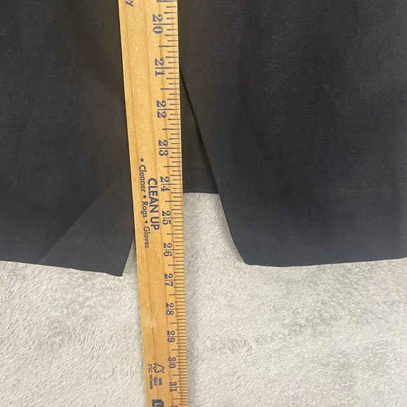 Madewell Top Womens 10 Crewneck Cutaway Vest Jet Black Tailored Sleeveless NW061 - Picture 6 of 10